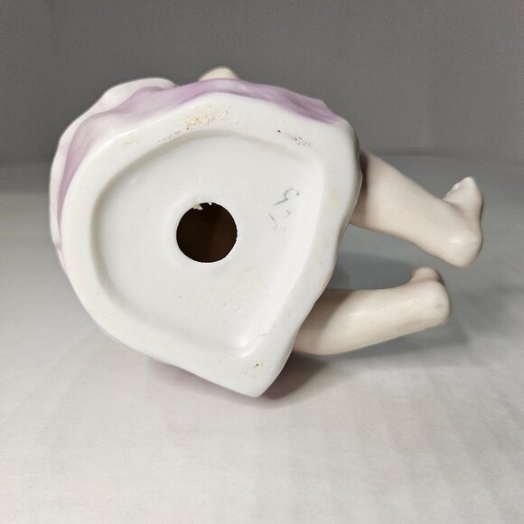 Vintage 1950s Piano Baby by Arnart 5th Ave Blonde Baby Pink Bonnet & Dress - Picture 4 of 7